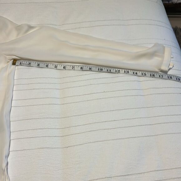 Lauren Conrad Sheer Blouse with Lace Decoration - Picture 8 of 9